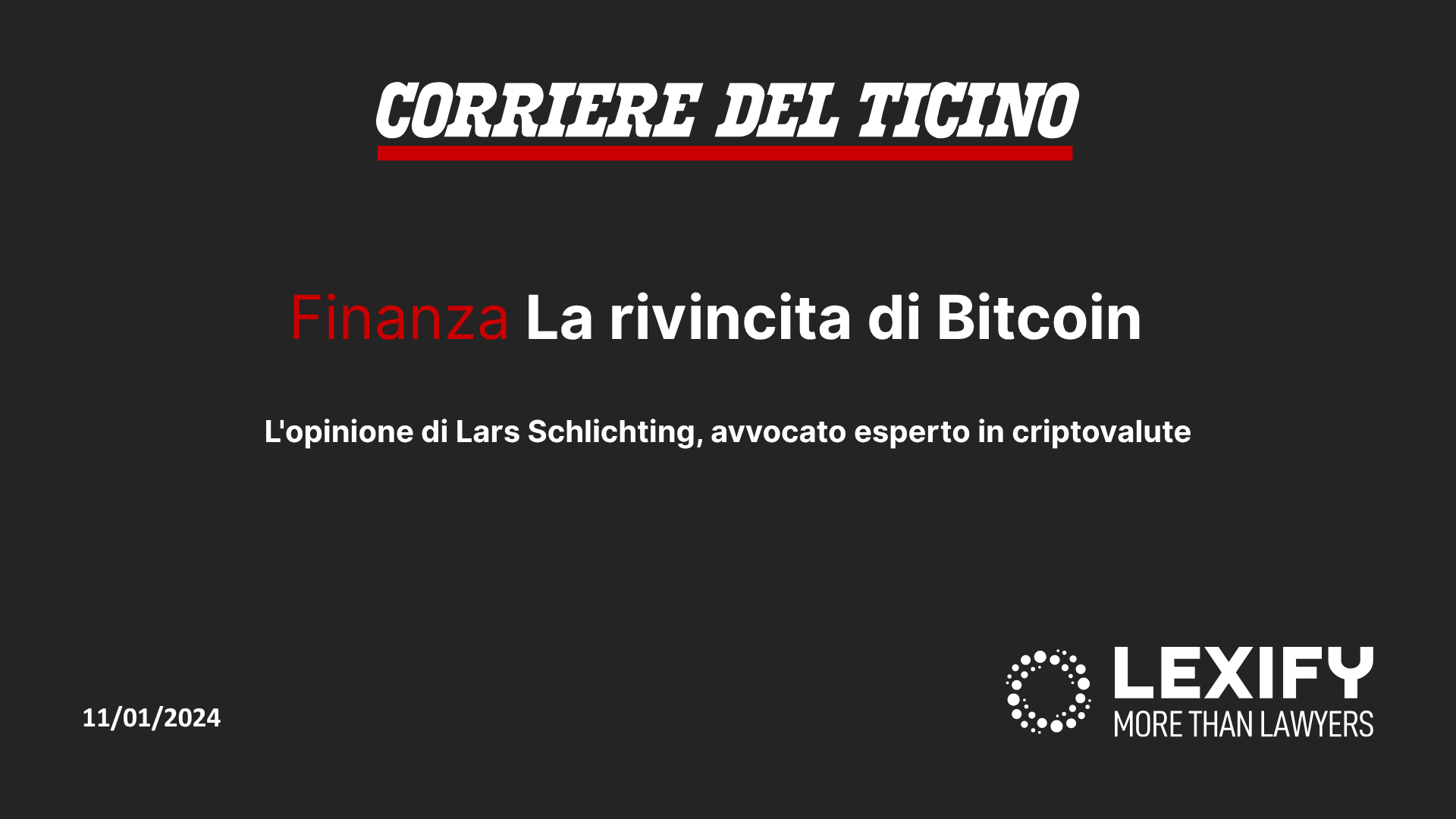 Bitcoin’s revenge